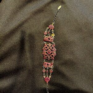 VCLM rhinestone bracelet